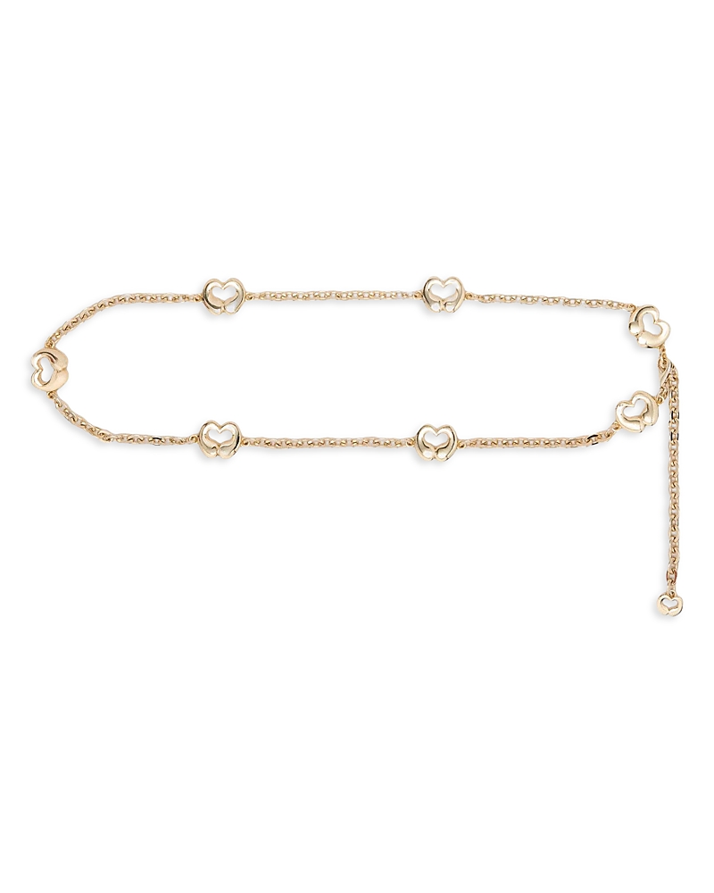 Maje Women's Logo Detail Chain Belt