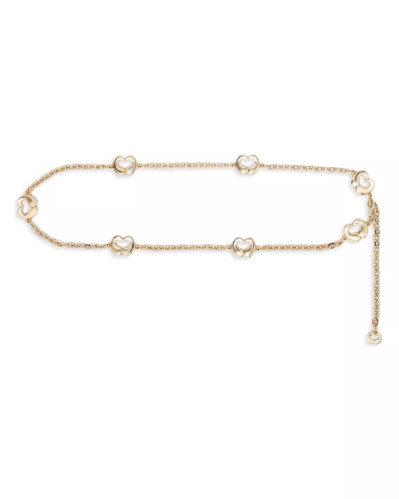 Maje Women's Logo Detail Chain Belt