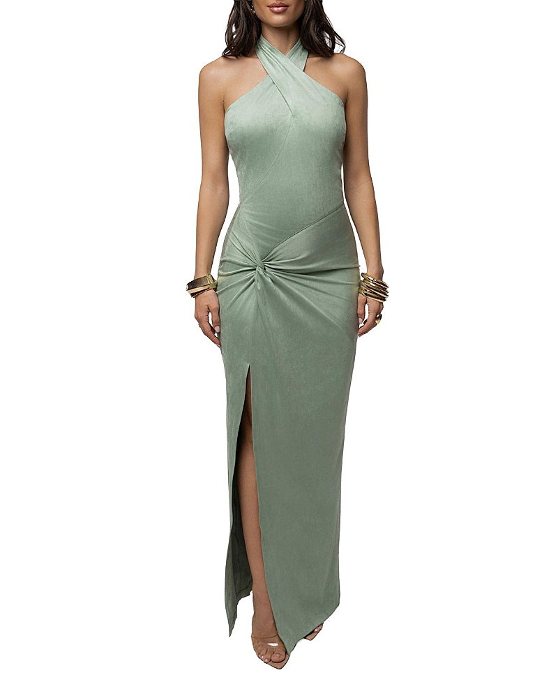 Jluxlabel Charlotte Halter Maxi Dress