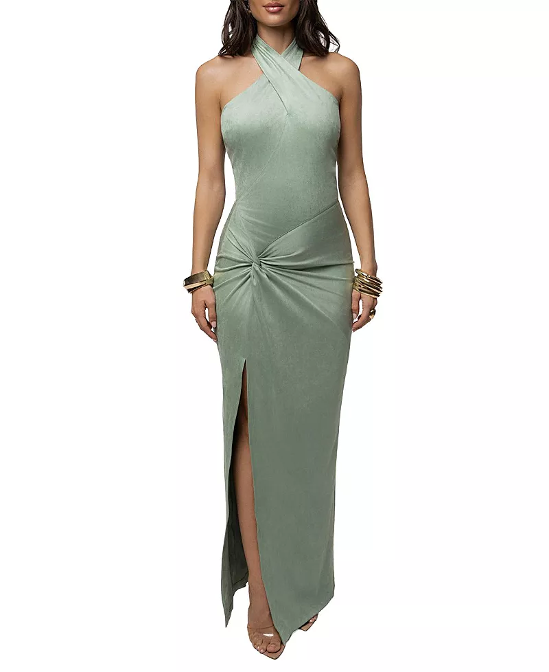 Jluxlabel Charlotte Halter Maxi Dress