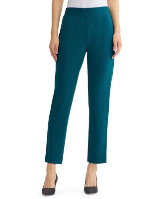  Plus Stretch Deco Crepe Straight Leg Pants