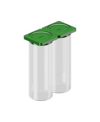  Press Glass Large 2 Pack Food Storage Canister