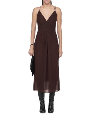Fawn Pleated Midi Dress