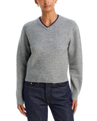 Sloane High V Neck Sweater 
