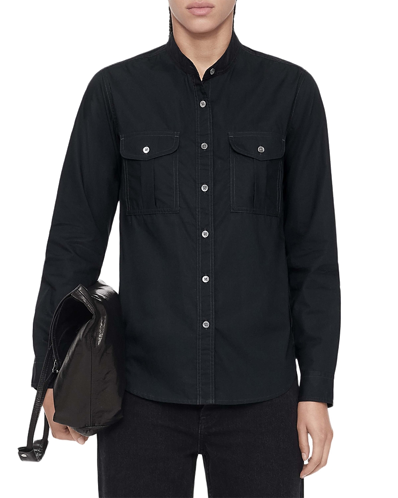 Allsaints Tess Cotton Military Shirt