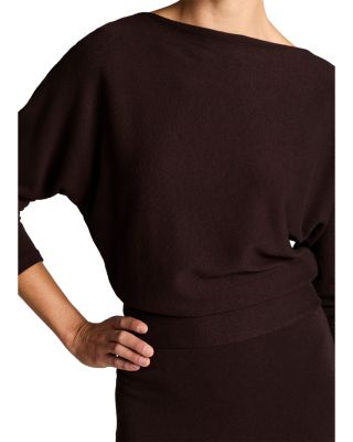 Cozy Off Shoulder Midi Dress