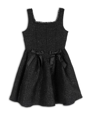 Girls' Textured Brocade Fit and Flare Dress - Big Kid