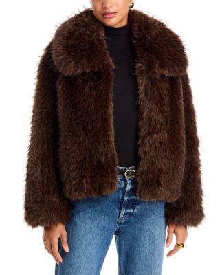 Plush Faux Fur Jacket