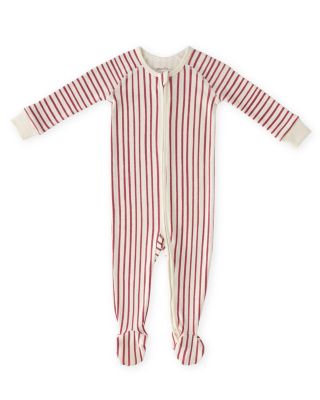 Unisex Stripes Away Ribbed Footie Sleeper - Baby