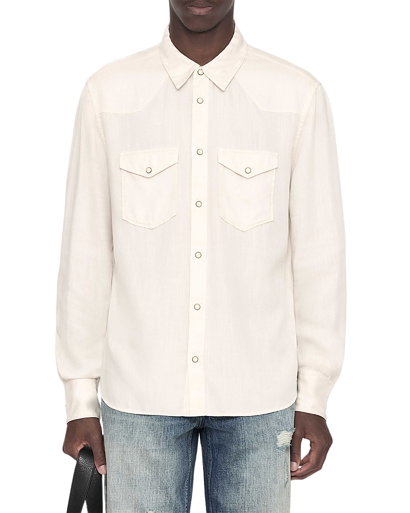 Allsaints Hanway Western Point Collar Pocket Shirt
