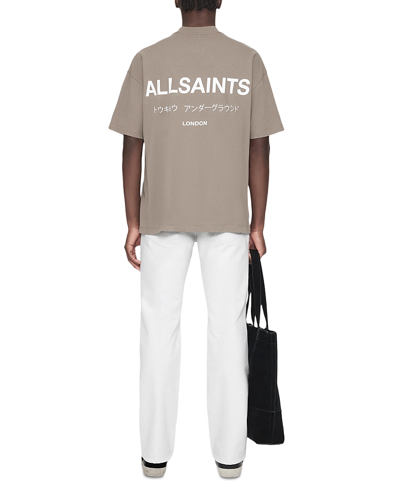 Allsaints Underground Organic Cotton Logo Graphic Tee