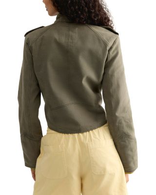 Ryland Cotton Blend Band Jacket - thumbnail 7