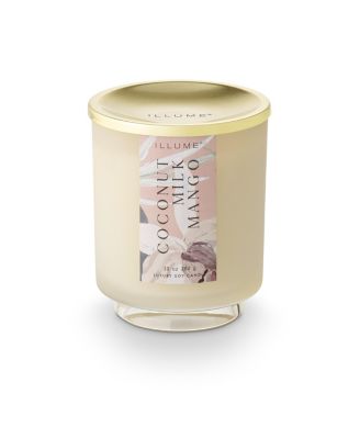  Beautifully Done Coconut Milk Mango Signature Glass Candle, 10 oz.