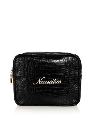 Necessities Croc Embossed Faux Leather Pouch