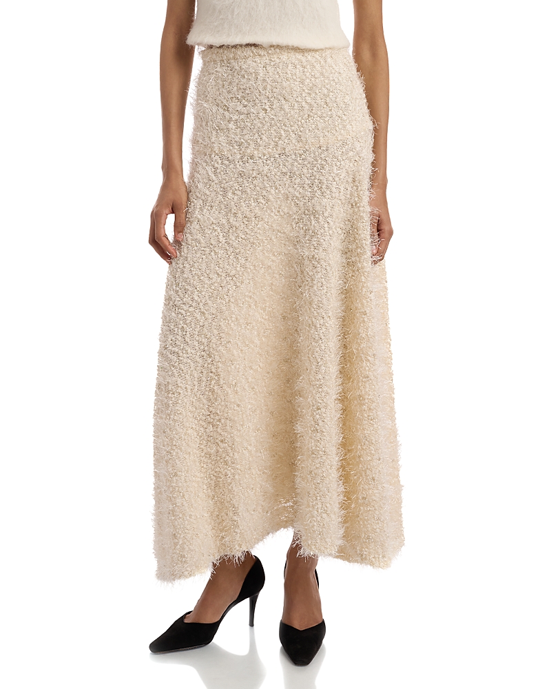 Liberowe Ingrid Chenille Tweed Midi Skirt