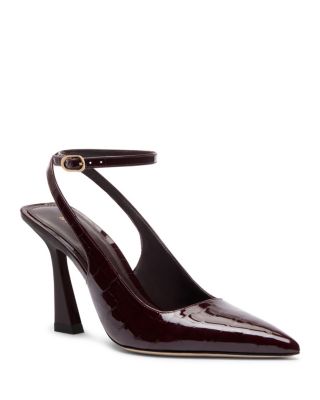 Women's Vinnie 85 Patent Leather Ankle Strap Pumps