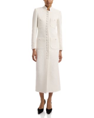 Liberowe Imperial Boucle Coat In White