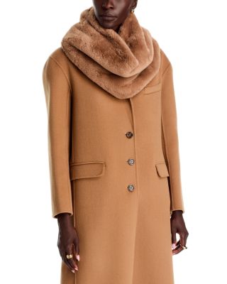 Echo Faux Fur Snood In Brown