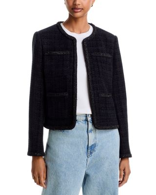 Chenille Tweed Four Pocket Jacket - Exclusive
