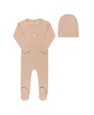  Unisex Speckled Bunny Collection Footie Beanie - Baby