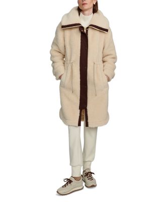 Jeremy Sherpa Contrast Trim Coat - thumbnail 2