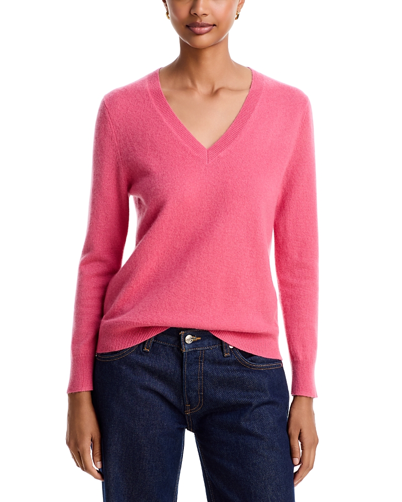 C By Bloomingdale's Cashmere Cashmere V Neck Sweater - Exclusive
