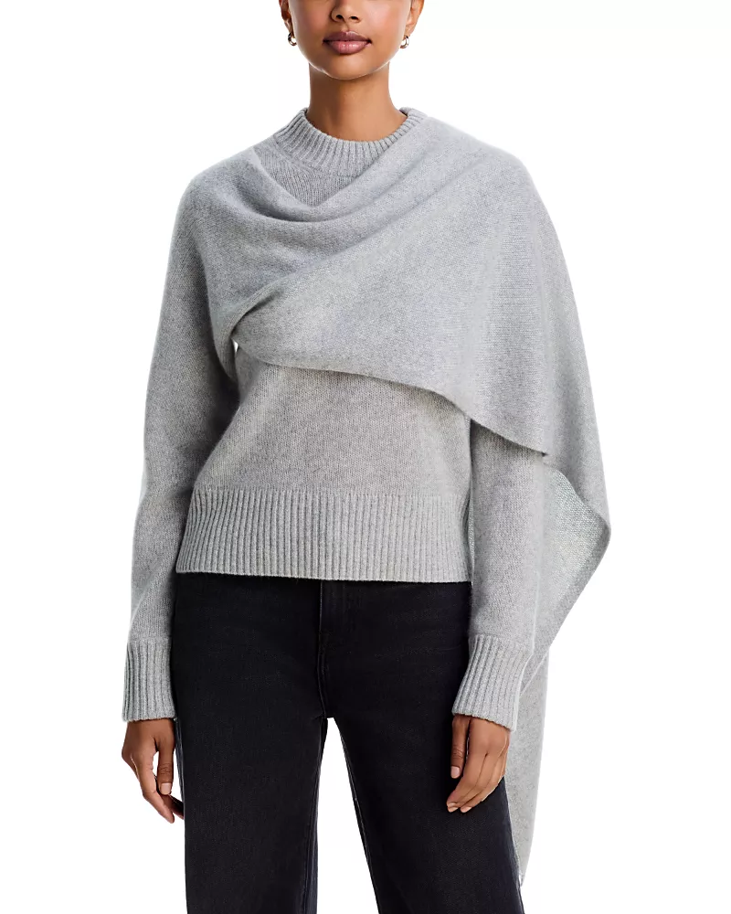C by Bloomingdale's Cashmere Scarf Cashmere Sweater, Exclusive