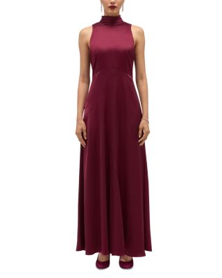 Limited Collection Marilyn Satin Scarf Neck Dress