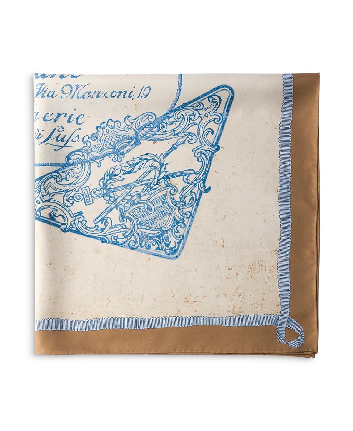 Prada Printed Silk Twill Scarf, 90 X 90 Cm