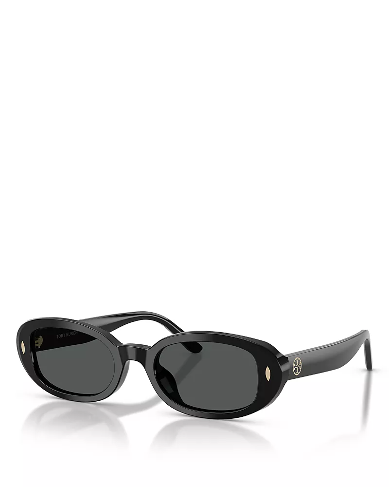 Tory Burch Miller Oval Sunglasses, 52mm