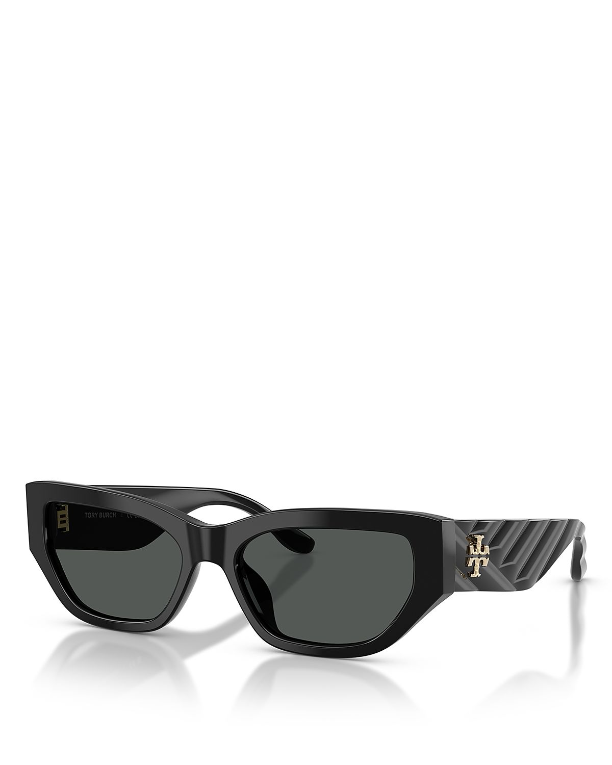 Tory Burch Rectangular Sunglasses, 55mm