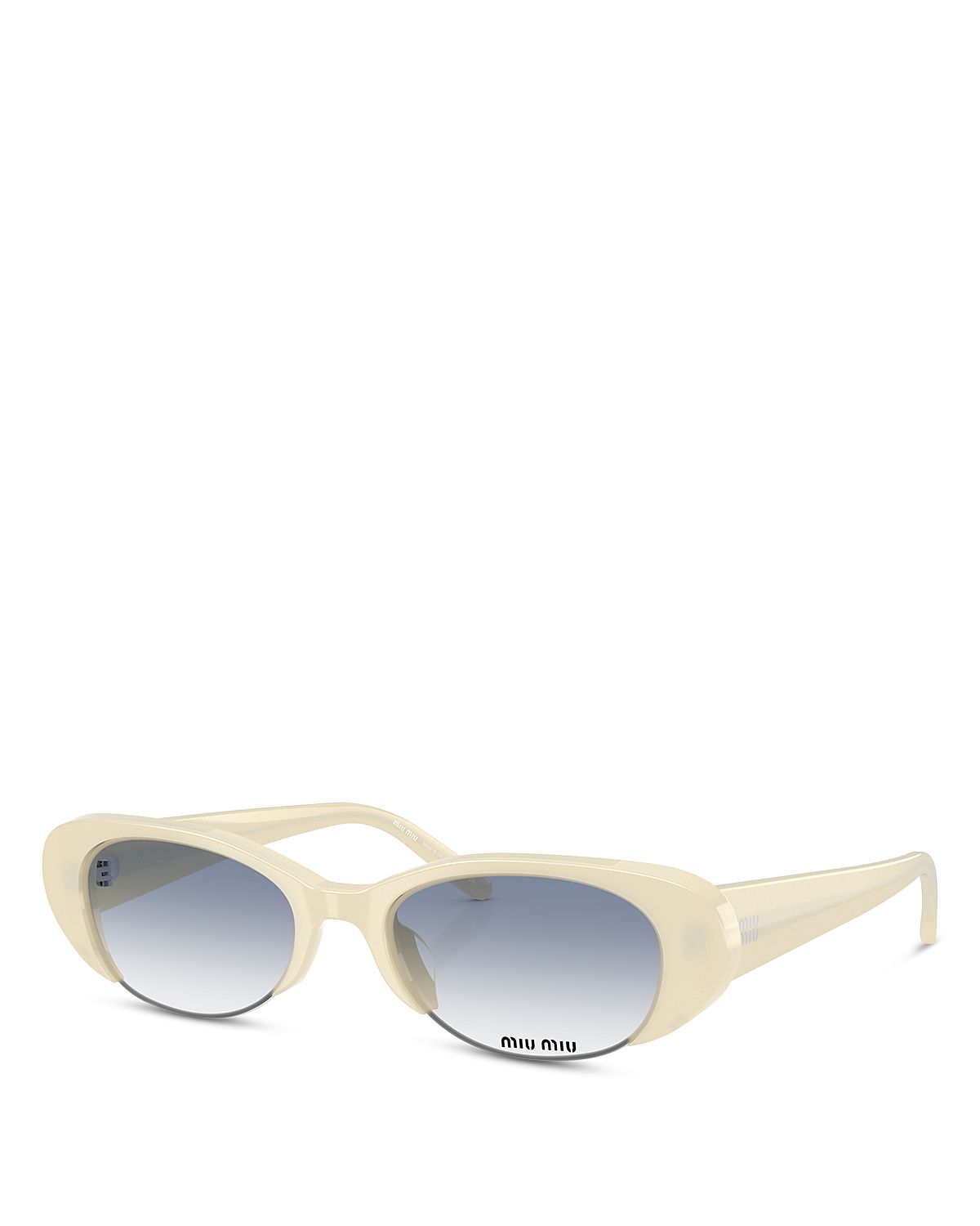 Miu Miu Oval Sunglasses, 52mm