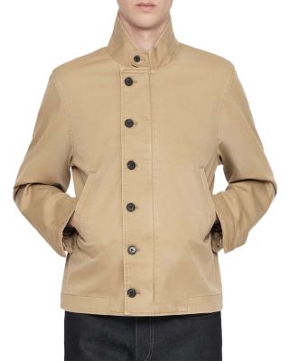 Enfield Cotton Blend Stand Collar Jacket