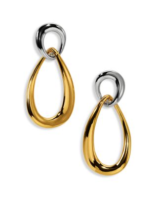 Muse Two Tone Door Knock Earrings
