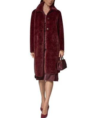 Faux Fur Belted Coat