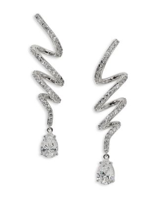 Muse Twirl Linear Drop Earrings