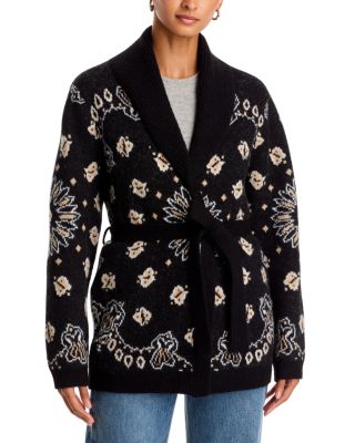 Shawl Collar Belted Cardigan - Exclusive