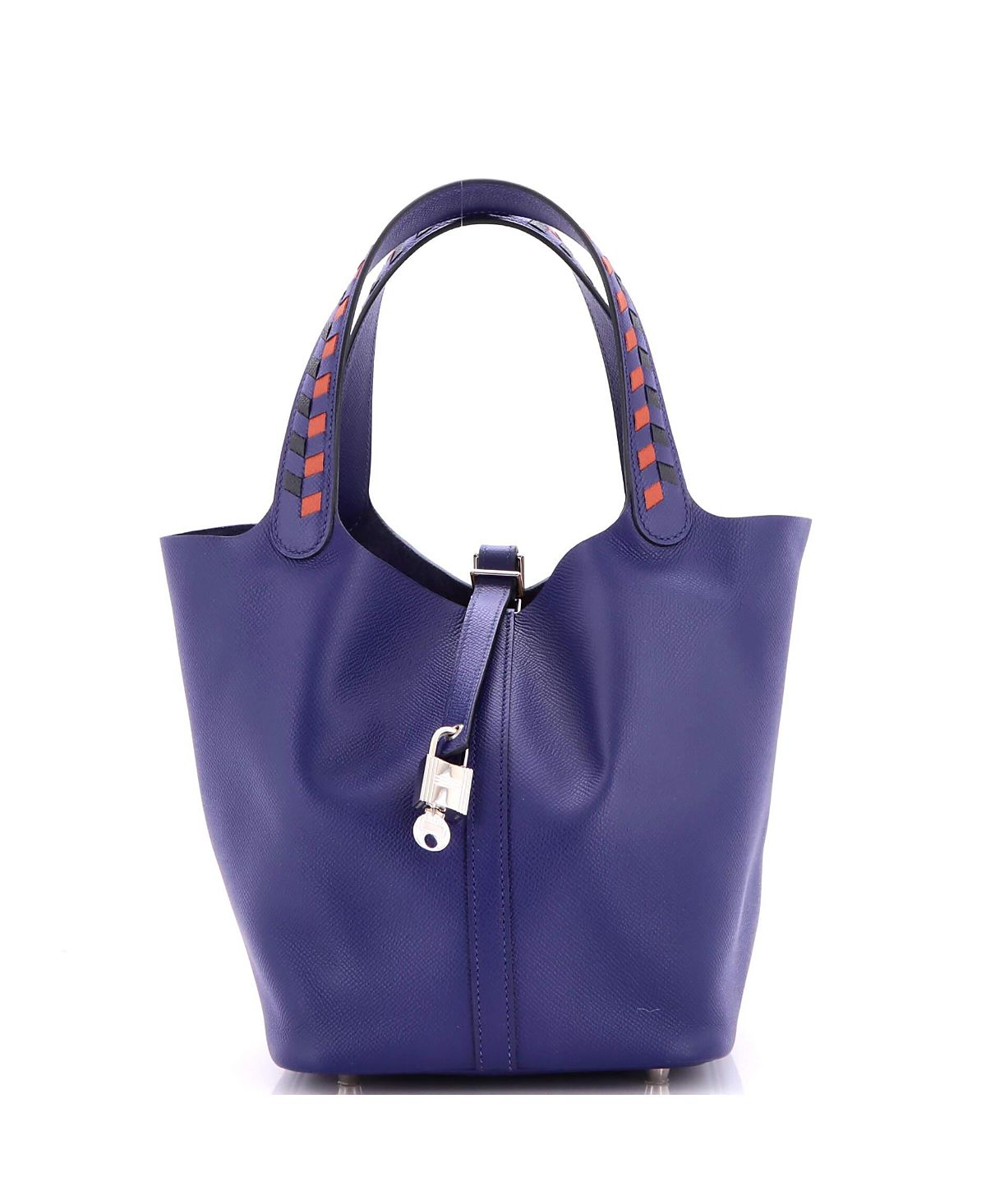 Pre-Owned HERMES Picotin Lock Mm Tressage Epsom Leather Tote