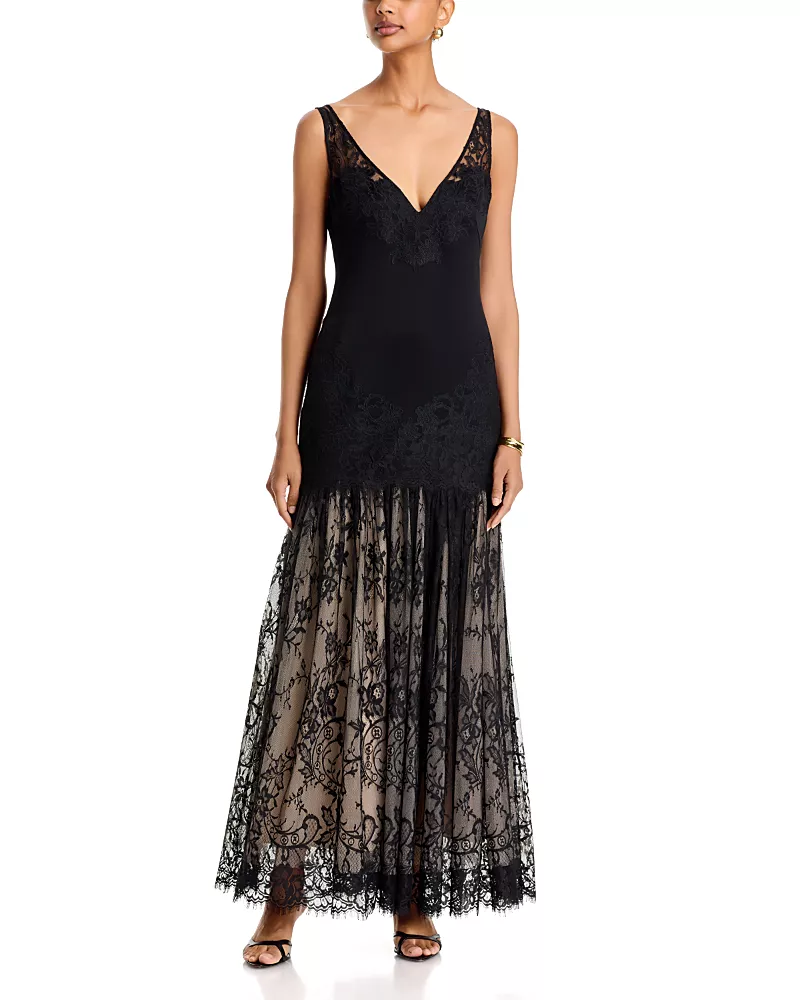 Ungaro Blair Lace Maxi Dress