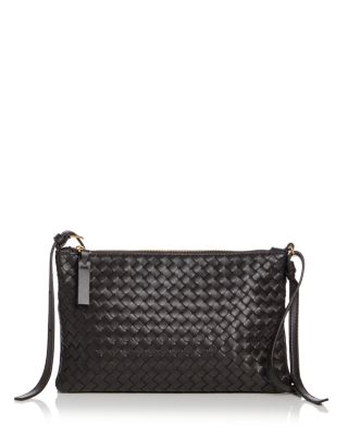 Gemellini Pouch Intrecciato Leather Shoulder Bag