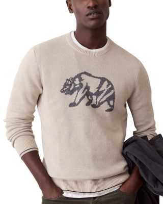 Varsity Relaxed Fit Intarsia Crewneck Sweater