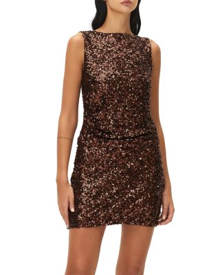 Reed Sequined Top & Mini Skirt