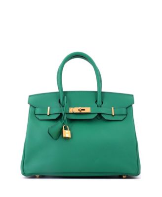 Birkin 30 Leather Satchel