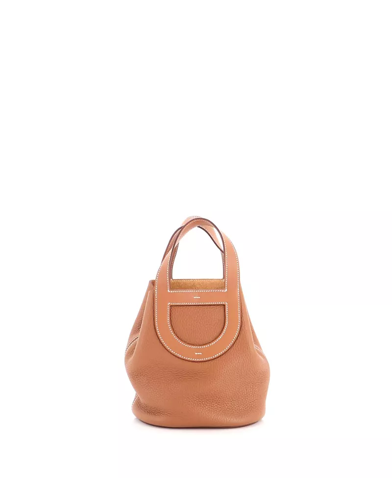 Pre-Owned HERMES In-the-Loop Clemence with Swift Top Handle Bag
