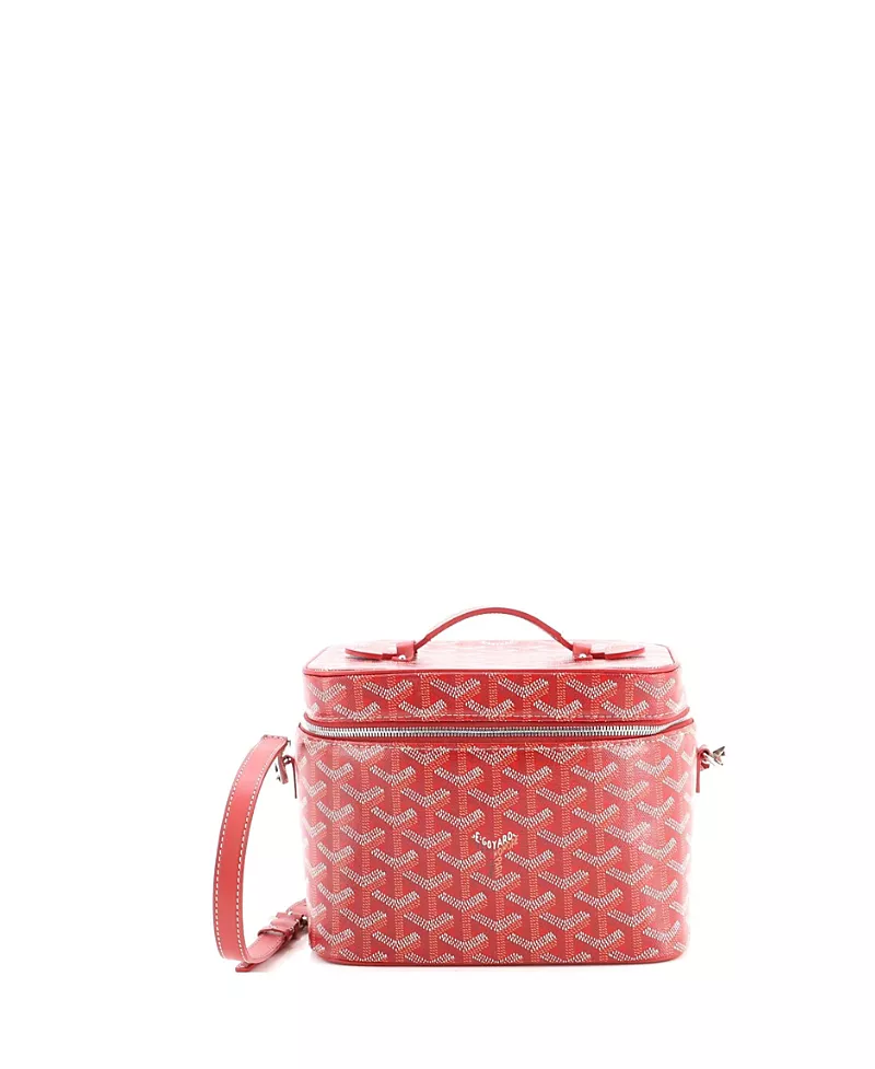 Pre-Owned Goyard Mini Muse Vanity Case Coated Canvas
