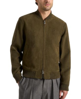 Arsene Faux Suede Bomber Jacket