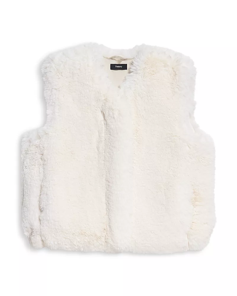 Theory Faux Fur Vest