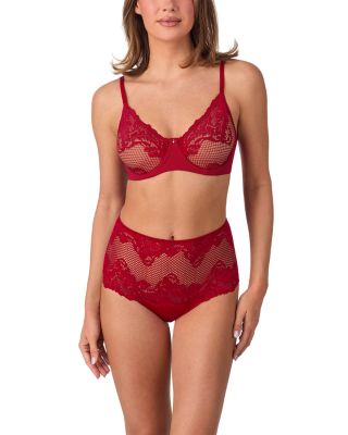 Lace Allure Unlined Underwire Demi Bra