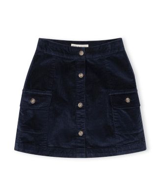Girls' Organic Corduroy Button Front Skirt - Little Kid, Big Kid