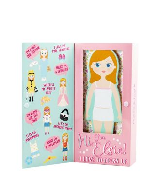 Elsie Magnetic Wooden Dress Up Doll Set - 3+ Years